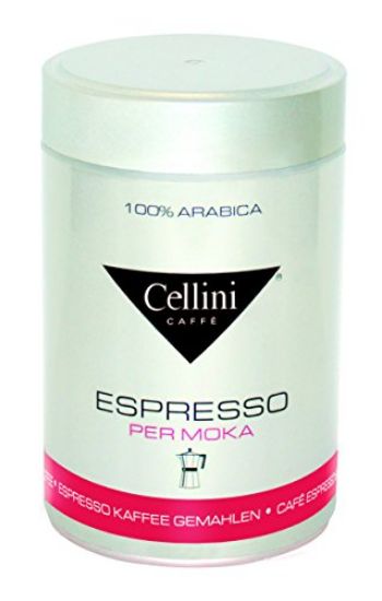 Picture of CELLINI Premium Moka maltā kafijas bundžā, 250g