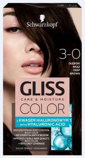 Picture of GLISS COLOR matu krāsa Color 3-0 dziļi brūns