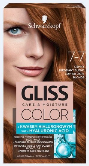 Picture of GLISS COLOR matu krāsa Color 7-7 tumši vara blonds