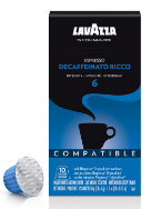Attēls LAVAZZA NCC DECAFFEINATO RICCO kafijas kapsula 5g x10