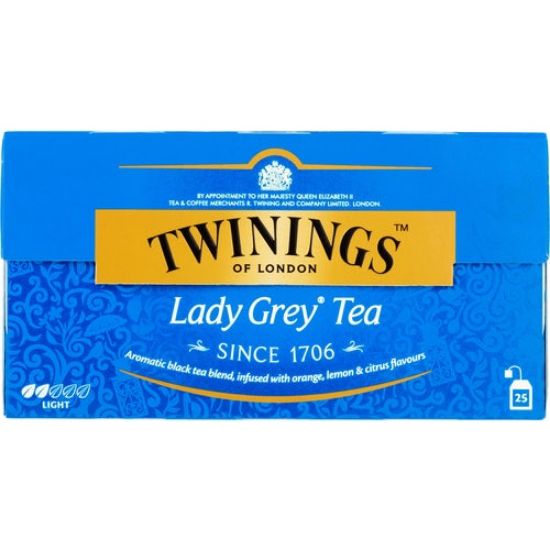 Picture of TWININGS LADY GREY melnā tēja 25TM