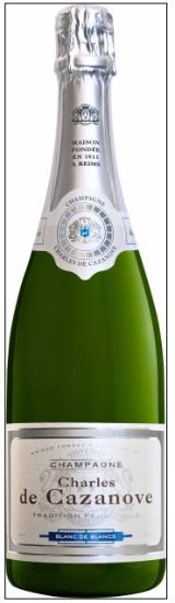 Picture of CHARLES DE CAZANOVE Blanc de Blancs šampanietis 0,75l,12%