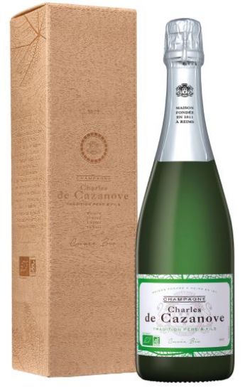 Picture of CHARLES DE CAZANOVE Organic Brut šampanietis 0,75l, 12%