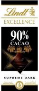Attēls LINDT Excellence Tumšā šokolāde 90% kakao,100g
