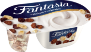 Attēls FANTASIA krēmveida jogurts ar šokolādes pārslām, 102g