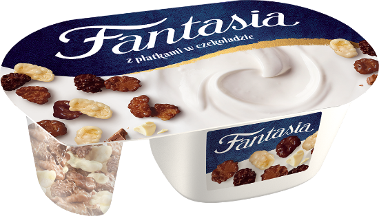Picture of FANTASIA krēmveida jogurts ar šokolādes pārslām, 102g
