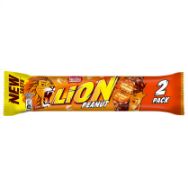 Attēls LION Peanut 2 pack šokolādes batoniņš 62g