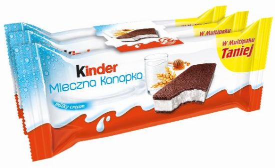 Picture of (IZPARDOŠANA) KINDER MILK SLICE batoniņš, 3x28g