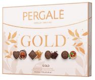 Attēls PERGALE konfekšu izlase GOLD ar piena šokolādi 348g