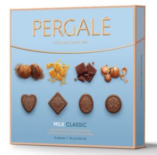 Picture of PERGALE konfekšu izlase Classic ar piena šokolādi, 114g