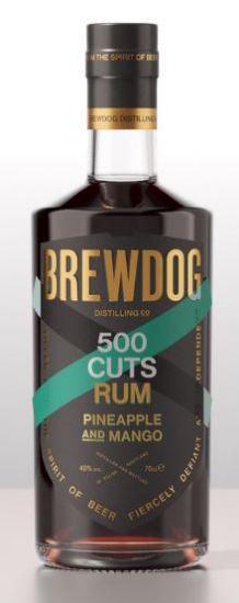 Picture of BREWDOG 500 Cuts Pineapple & Mango rums 0,7l, alk. 40%