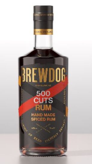 Picture of BREWDOG 500 Cuts Spiced rums 0,7l, alk. 40%