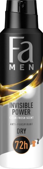 Picture of FA MEN XTREME dezodorants spray Invisible,150ml
