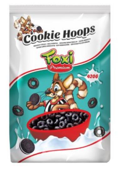 Picture of FOXI PREMIUM sausās brokastis Cookie Rings,420g