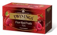 Attēls TWININGS 4 RED FRUIT melnā tēja, 25TM