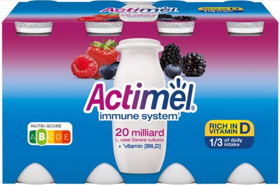 Picture of ACTIMEL jogurta dzēriens ar meža ogu garšu 8*100g