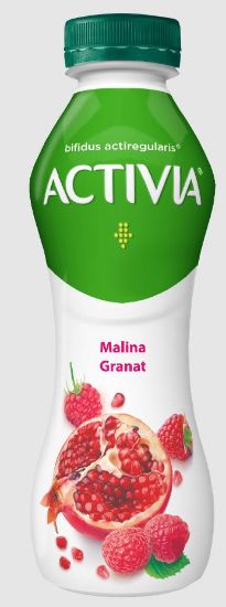 Picture of ACTIVIA dzeramais jogurts ar avenēm, granātābolu un Actiregularis 300g