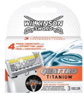 Attēls WILKINSON Quattro Titanium MAP (Core Motion) kārtridži, 3gab