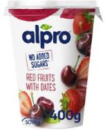 Attēls ALPRO fermentētas sojas produkts ar sarkanajām ogām un datelēm, 400g