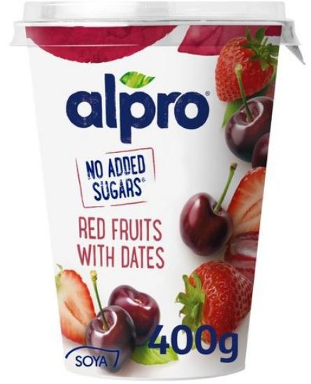 Picture of ALPRO fermentētas sojas produkts ar sarkanajām ogām un datelēm, 400g