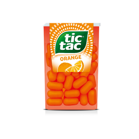 Picture of TIC TAC ORANGE dražejas ar apelsīnu garšu, 18g