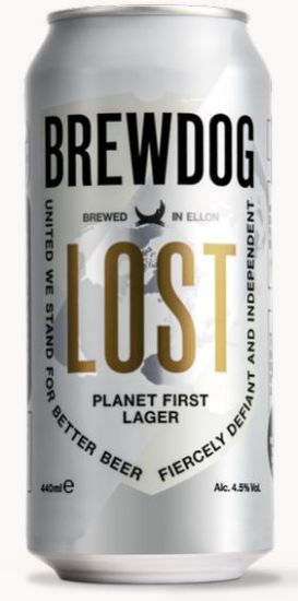 Picture of BREWDOG LOST Lager alus alumīnija skārdenē 0.44l, alk. 4,5% D