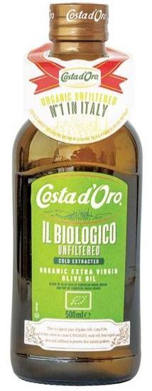 Picture of COSTA D'ORO nefiltrētā Organic Extra Virgin olīveļļa, 500ml