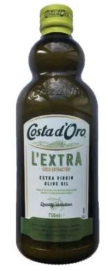 Picture of COSTA D'ORO Extra Virgin olīveļļa, 750ml