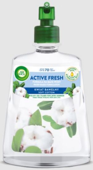 Picture of AW ACTIVE FRESH gaisa atsvaidzinātājs Fresh Cotton refill 228ml