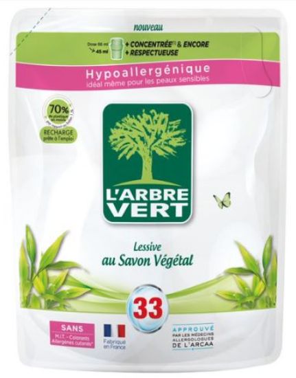 Picture of (IZPĀRDOŠANA) L'ARBRE VERT veļas mazgāšanas līdzeklis Vegetal Refill, 1,5l