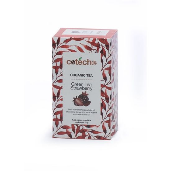 Picture of COTECHO Green Tea Strawberry tēja 30g