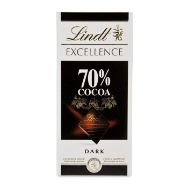 Attēls LINDT Excellence Tumšā šokolāde 70% kakao, 100g