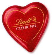 Attēls LINDT šokolādes sirds “Coeur Fin”, 24g