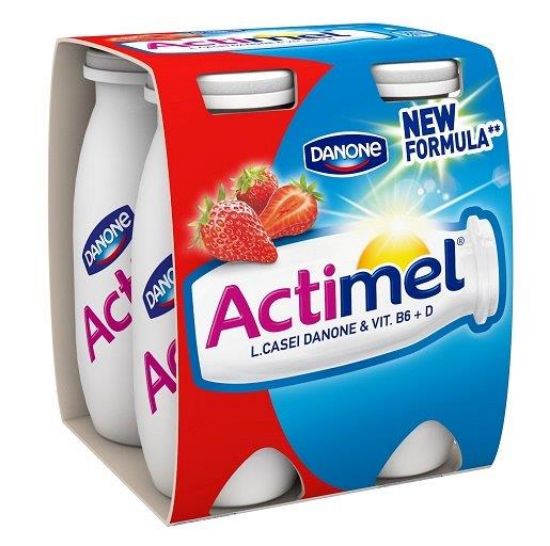 Picture of ACTIMEL jogurta dzēriens ar zemeņu garšu 4*100g