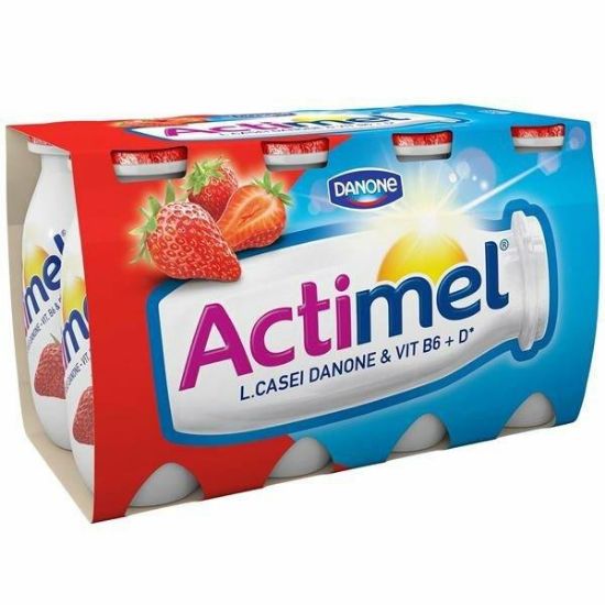 Picture of ACTIMEL jogurta dzēriens ar zemeņu garšu 8*100g