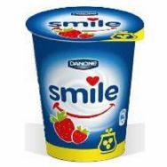 Attēls SMILE jogurta deserts ar zemeņu garšu 370g