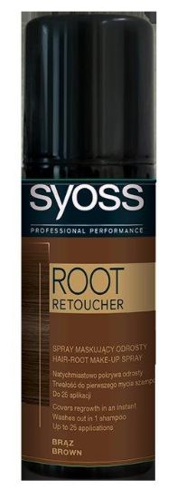 Picture of SYOSS Color Root Retoucher tonējošs izsmidzināms līdzeklis matiem-brūns,120ml