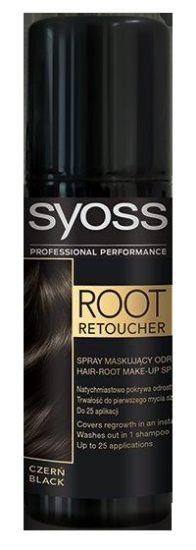 Picture of SYOSS Color Root Retoucher tonējošs izsmidzināms līdzeklis matiem-melns,120ml