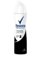 Attēls REXONA Invisible Black&White izsmidzināmais dezodorants sievietēm, 150ml