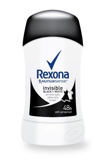 Picture of REXONA Invisible Black&White sausais dezodorants sievietēm, 40ml