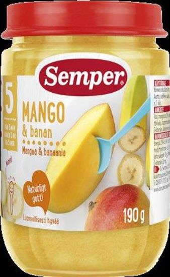 Picture of SEMPER biezenis ar mango un banāniem, no 5 mēnešiem, 190g