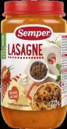 Attēls SEMPER lazanja ar liellopu gaļu un dārzeņiem, no 12 mēnešiem, 235g