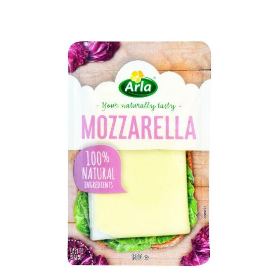 Picture of ARLA Mozzarella siers šķēlītēs, 150g