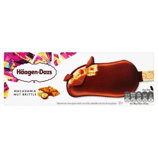 Picture of HAAGEN-DAZS Saldējums ar šokolādes glazūru un makadāmijas riekstiem, 80ml