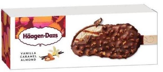 Picture of (IZPARDOŠANA) HAAGEN-DAZS Vaniļas saldējums ar karameļu mērci un mandelēm, 80ml