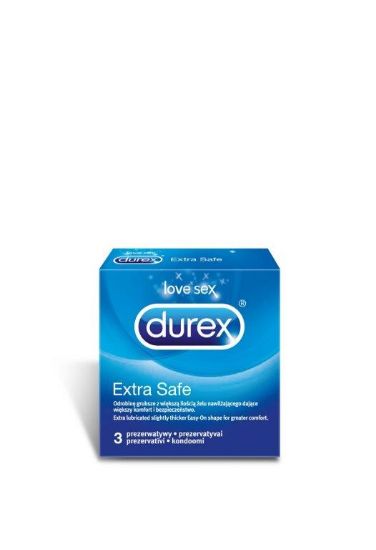 Picture of DUREX prezervatīvi Extra Safe N3