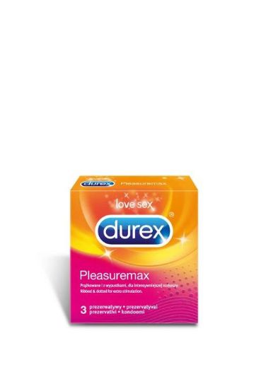 Picture of DUREX prezervatīvi Pleasuremax N3