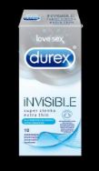 Attēls DUREX prezervatīvi Invisible Extra Sensative N10