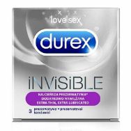 Attēls DUREX prezervatīvi Invisible Extra Lubricated N3