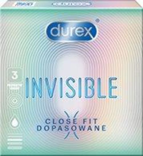Picture of (IZPARDOŠANA) DUREX prezervatīvi Invisible Close Fit 3